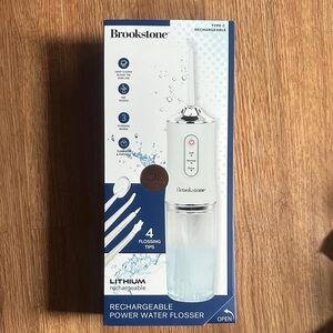 Brookstone Rechargeable Power Water Flosser